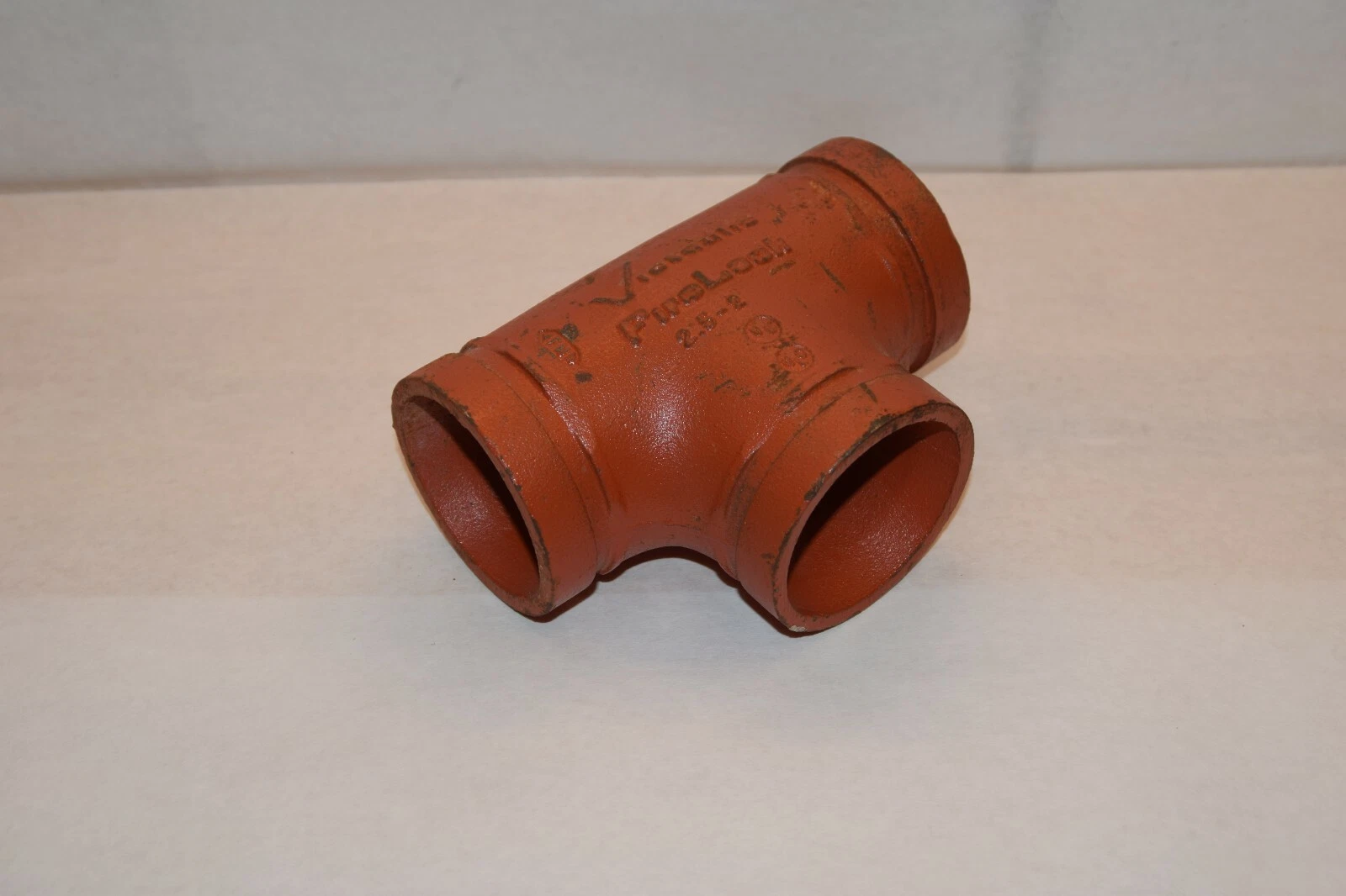 NEW (LOT OF 2) VICTAULIC FIRELOCK C-E=3" 77P 2.5-2 TEE
