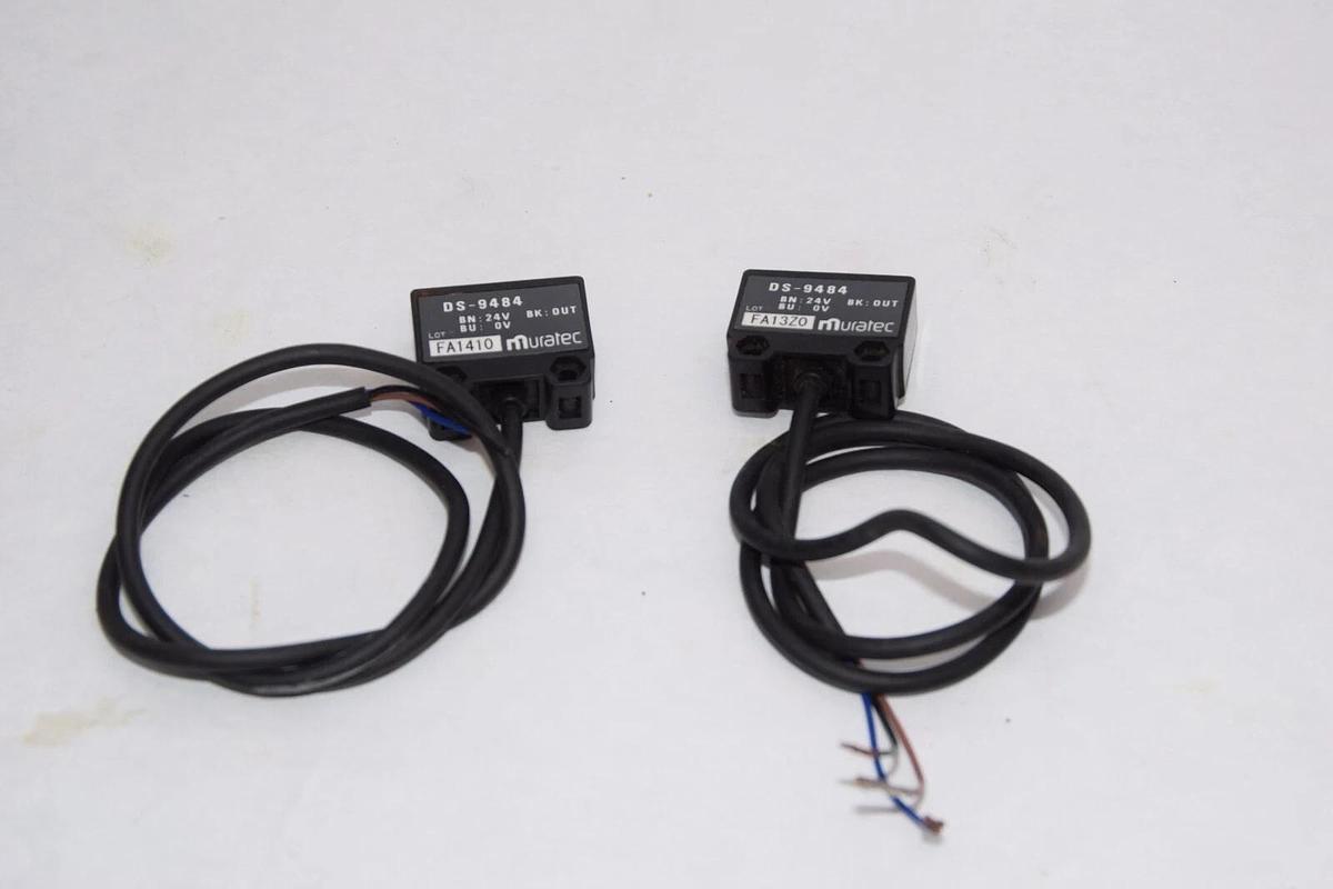 Used MURATEC Photoelectric Sensor DS-9484 DS9484  24V (Lot of 2)