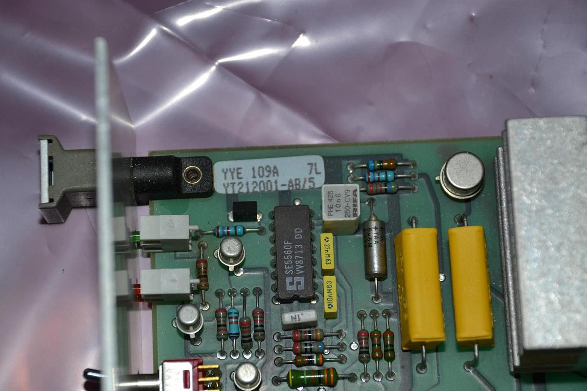 Used ABB ASEA CIRCUIT BOARD CARD YYE 109A 7L YYE109A 2668 180-77/6 YT212001-AB/5