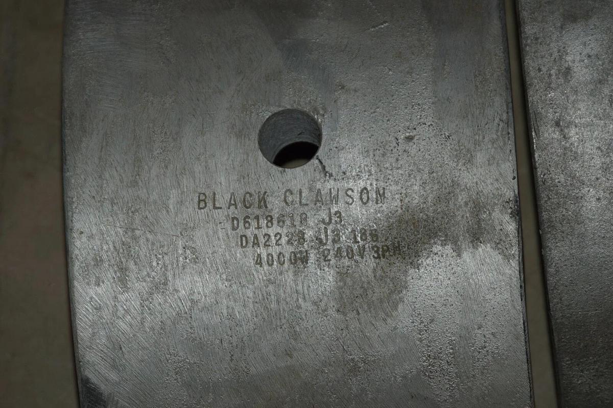 BLACK CLAWSON  D618618 J3 DA2228 J3 186, 4000W, 240V 3PH Heater