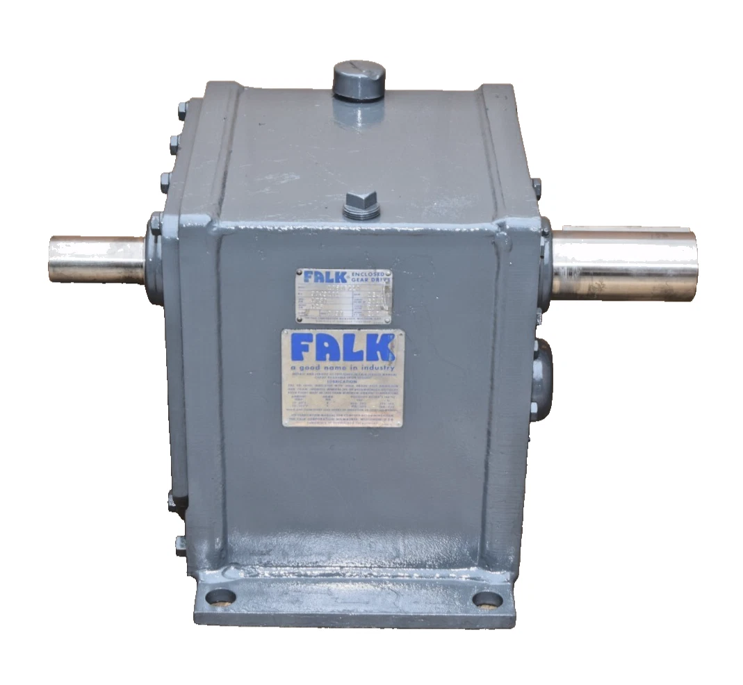 Refurbished FALK Enclosed Gear Drive Gearbox Reducer 1060FZ2A 90J3101 13.49 SF 1.77 30hp