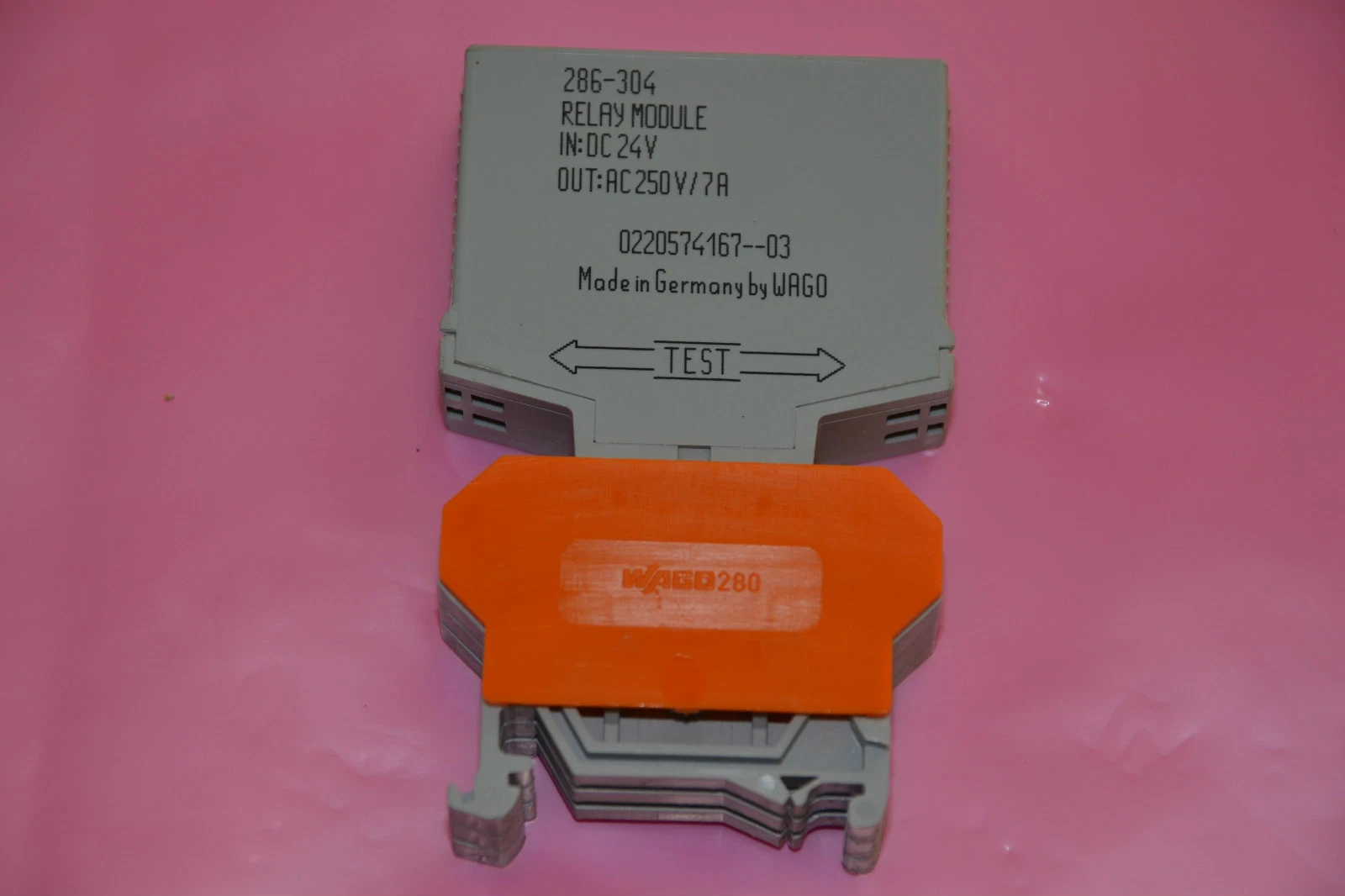 Used WAGO RELAY MODULE 24V 24 V 286-304 286304