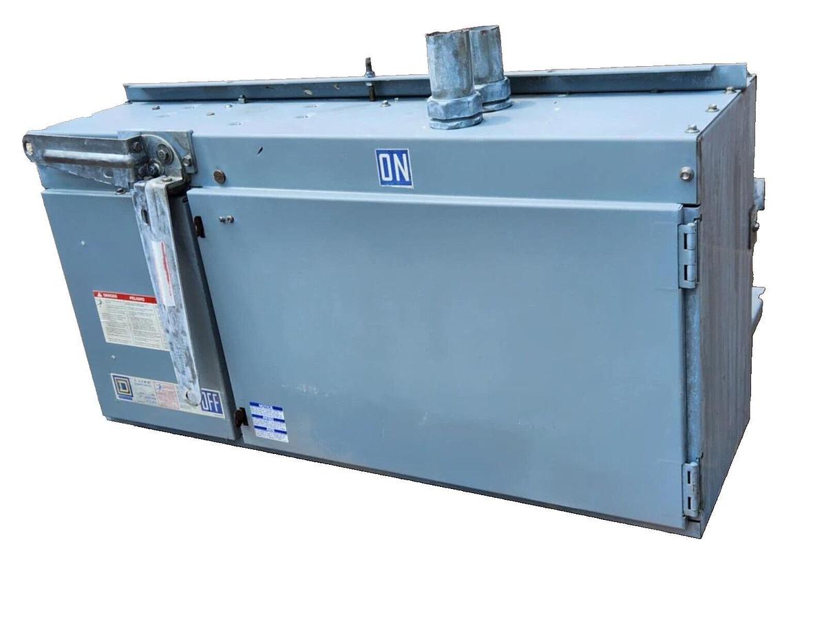 Used SQUARE D I-Line Fusible Busway Switch PBQ3640G 400A 400 Amp Ser 7 3P3W 600v 3ph