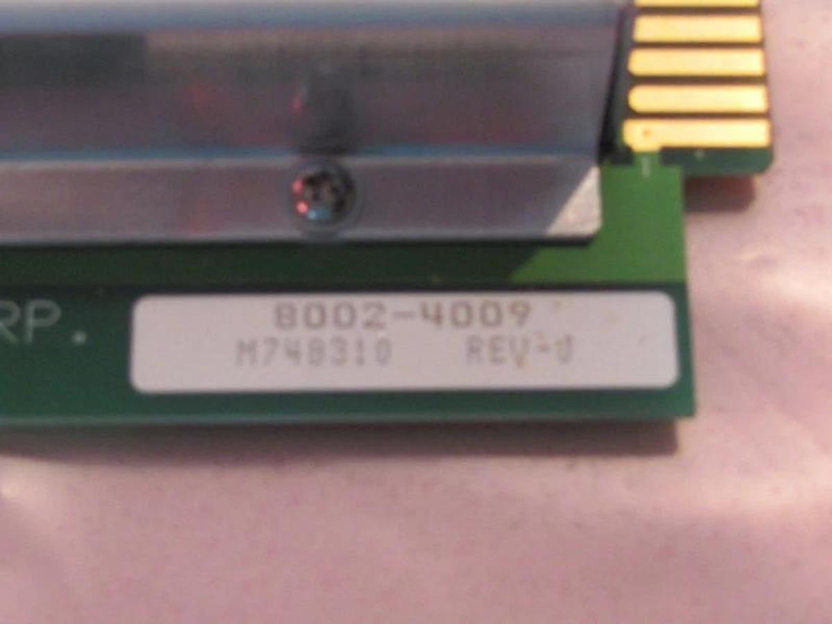 Used CONTROL CHIEF CORP BOARD CARD 8002-4009 80024009 REV J