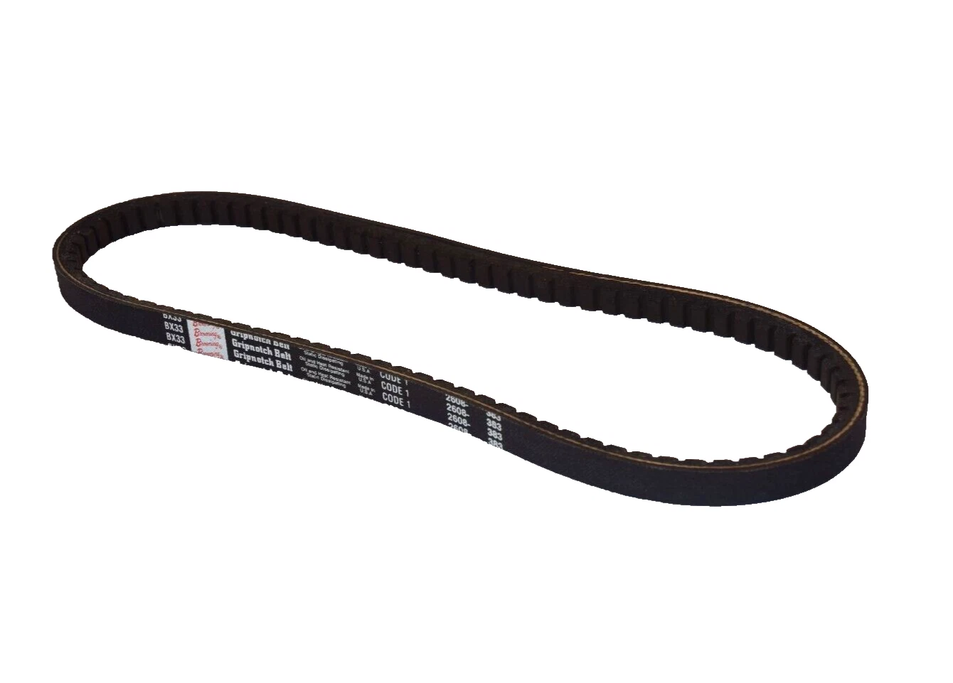 BROWNING Cogged V-Belt Belt BX33 Gripnotch Cogged USA (NEW)