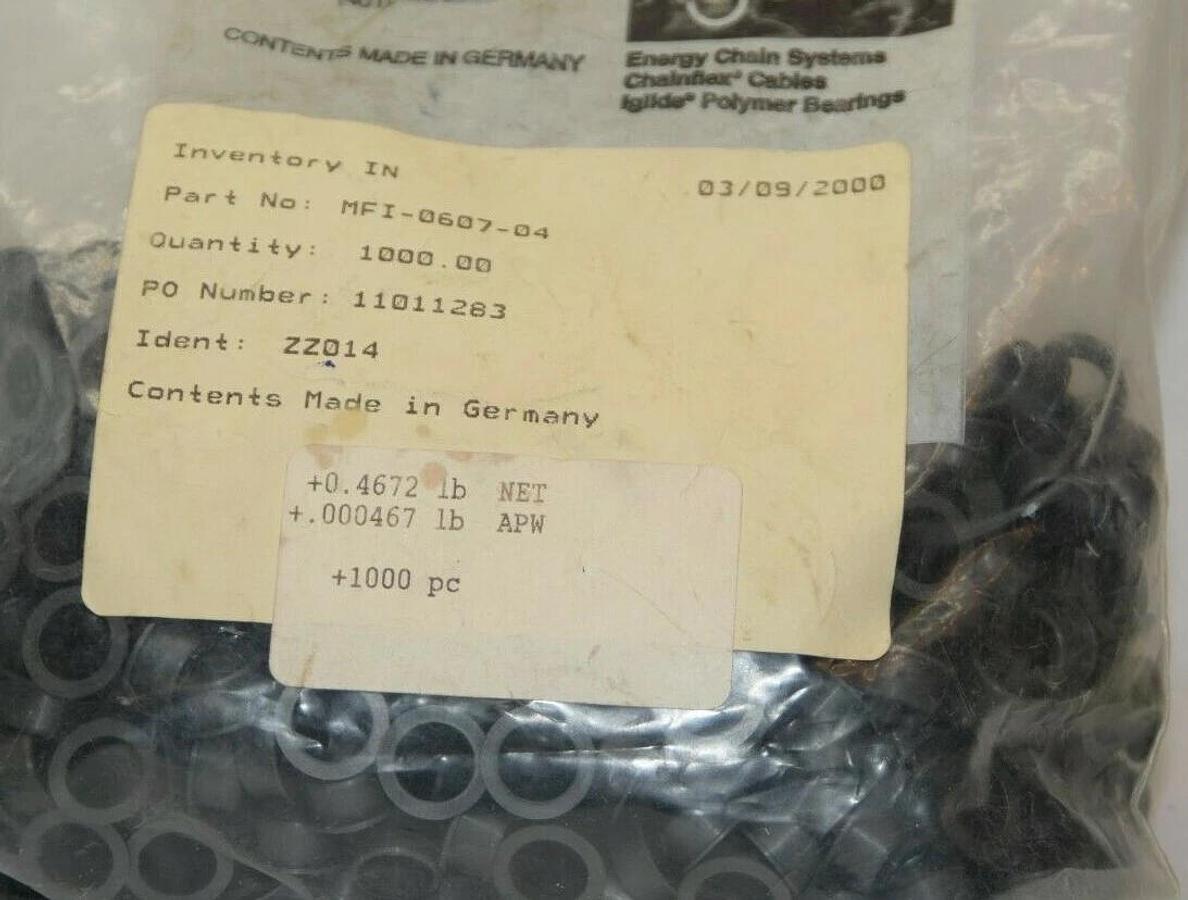 (NEW - Approx. 1000) IGUS MFI-0607-04 MFI060704 Flanged Bearing