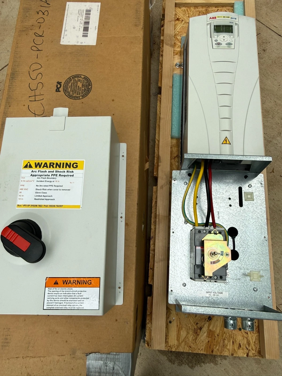 ABB Drive ACH580-PCR-044A-4+B056 3ph 480v ACH580PCR044A (NEW take out)