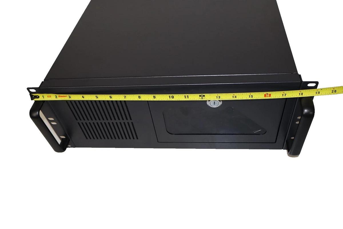 Gperhuan 4U Server Cabinet Case Rackmount Server w/ 7 PCI Slots Lockable w/key