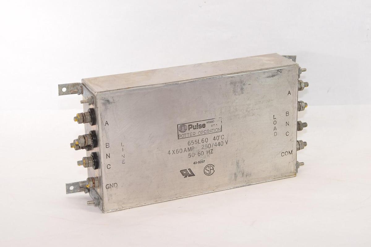 Used PULSE 655L60 4x60Amp 250/440V 40°C 50-60Hz Potter Operation