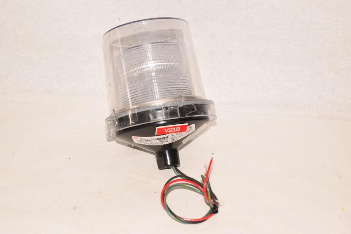 Used Federal Signal Electraray 24V Fire Alarm Visual Strobe Light 225XST-I ser B Lamp