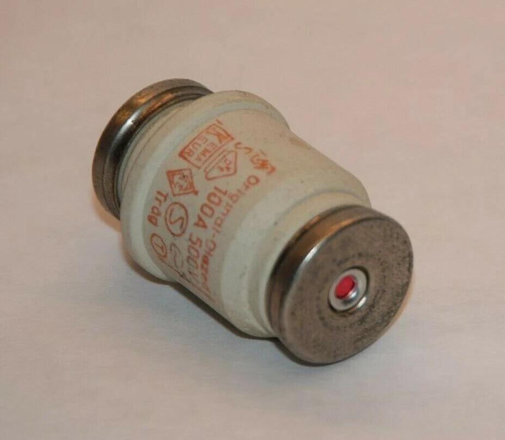 (NEW - Lot of 10) ORIGINAL DIAZED 100A 100Amp 500V Trag Fuse