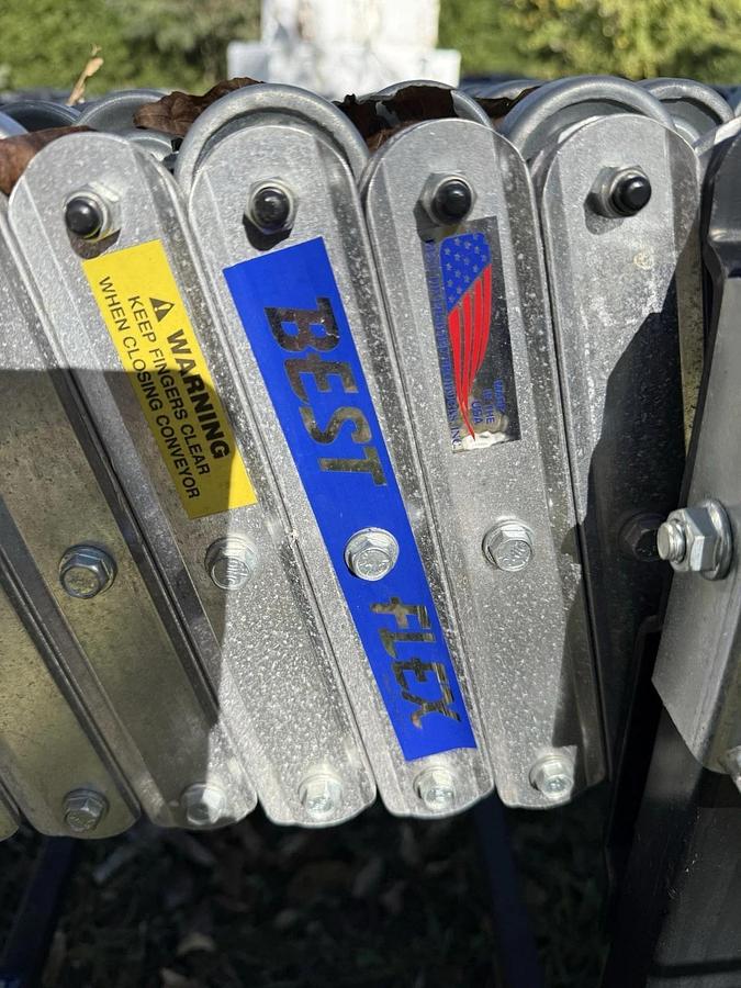 Used BEST DIVERSIFIED Gravity Skatewheel Conveyor BEST FLEX  24" wide 8' long 24"x8'