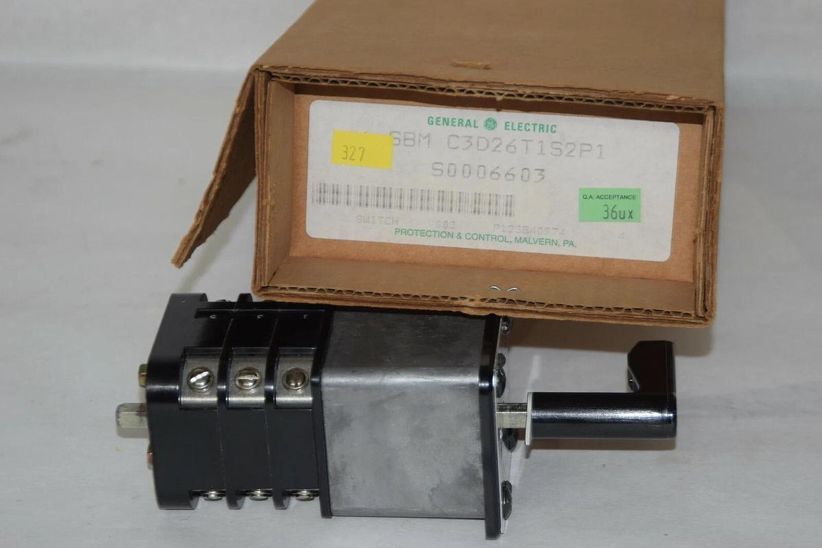 GE C3D26T1S2P1 SBM Rotary Switch  SBM-C3D26T1S2P1, SBM C3D26T1S2P1