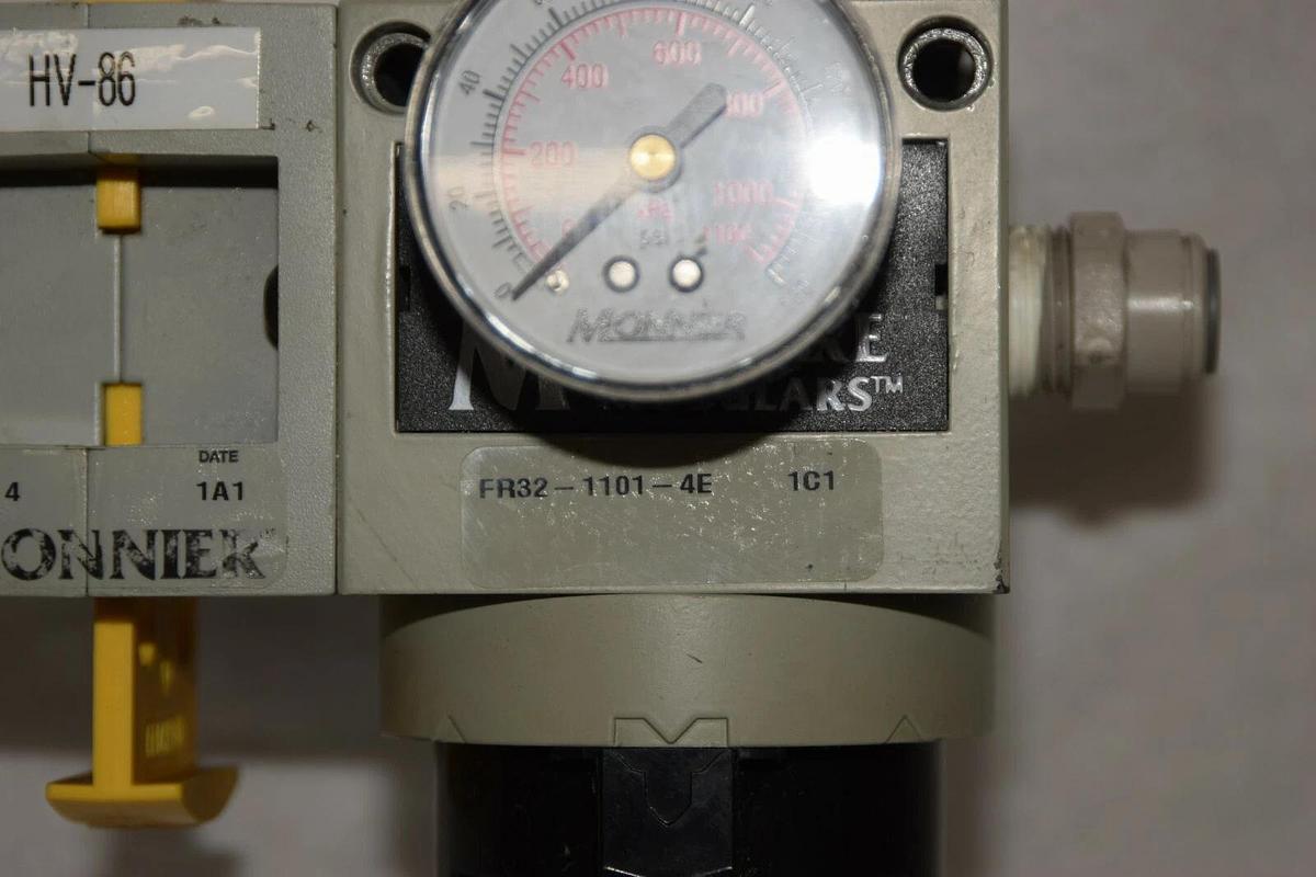 Used MONNAIRE MODULARS / MONNIER FR32-1101-4E 0-160psi Filter Regulator