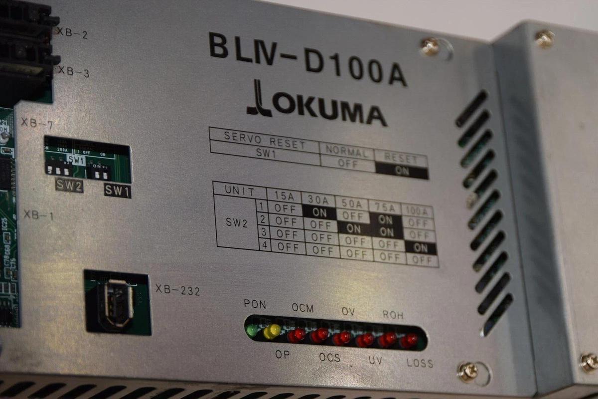 Used OKUMA BLIV-D100A B LIV-D100A BLIVD100A Servo Motor Drive Amplifier