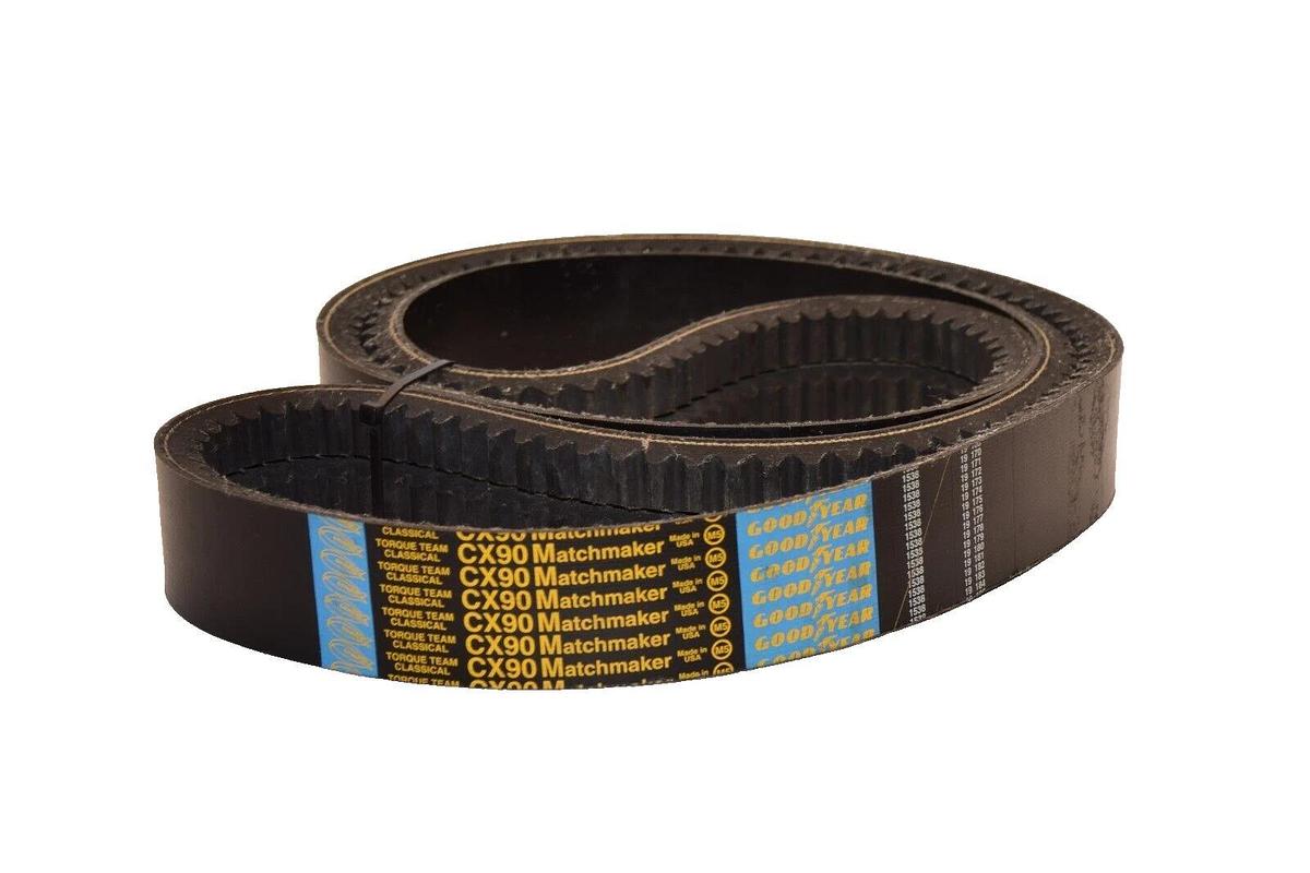 GOODYEAR CX90 2/CX90 2-CX90 CX90-2 CX90/2 2-Rib Cogged Matchmaker V-Belt USA NEW