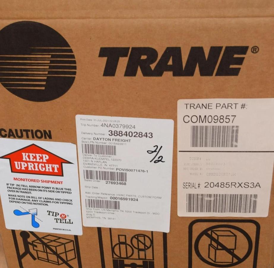 Trane 10 Ton Scroll Compressor CSHD120K0B0M 570010515200 COM09857 380/460v *NEW*