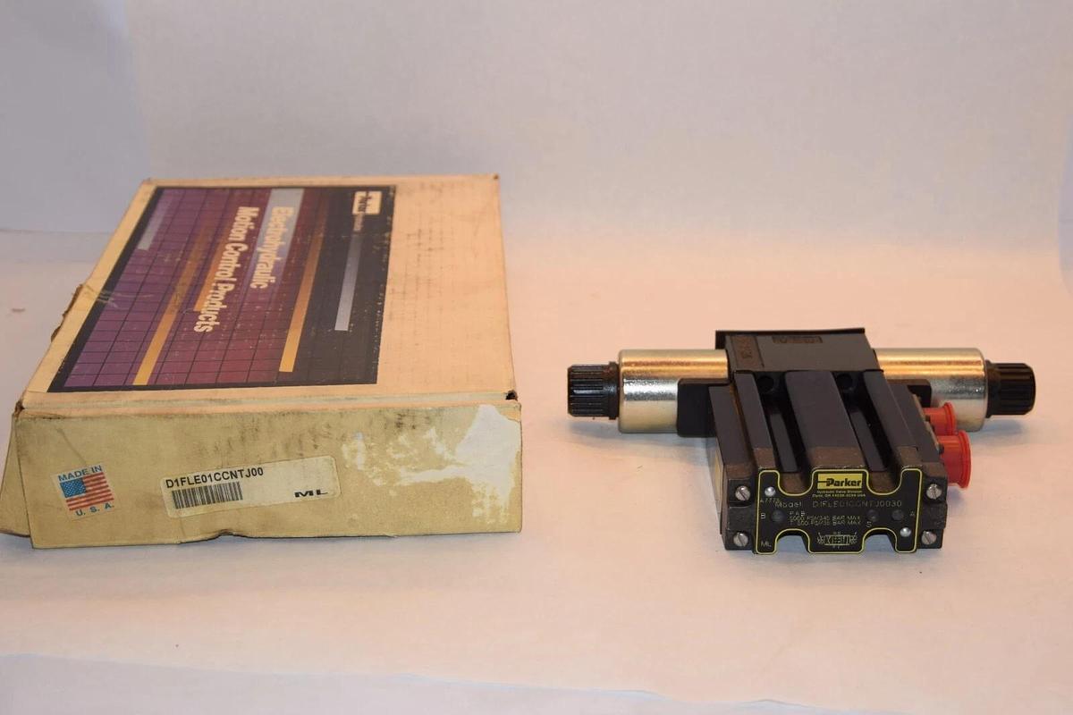 (NEW) PARKER D1FLE01CCNTJ0030 5000Psi 345Bar , 500psi 35Bar Servo Valve