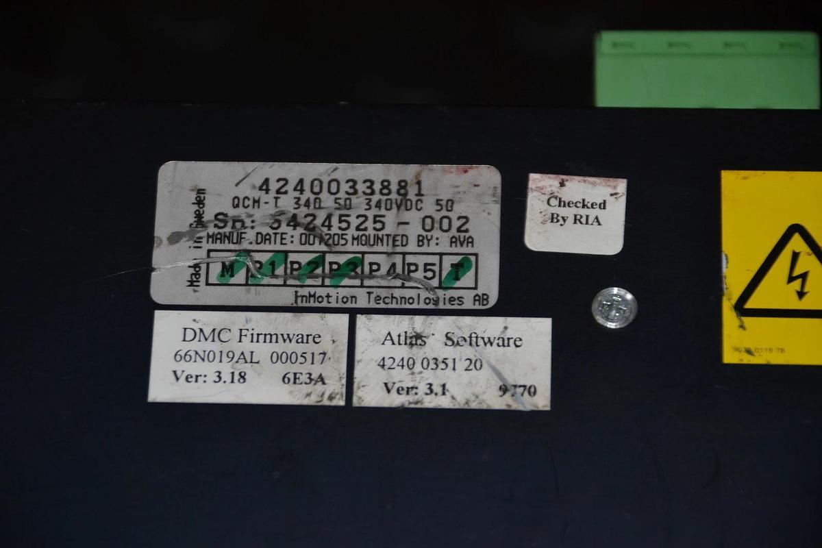 Used ATLAS COPCO CONTROLS QCM-T 340 50 QCMT34050 4240 0338 81 4240033881