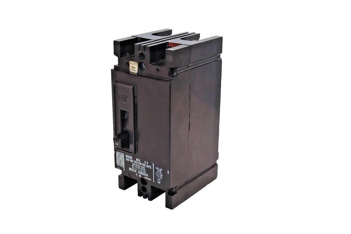 Westinghouse Circuit Breaker 50 Amp A EB2050 EB50A 50A 2P 2 pole (New)