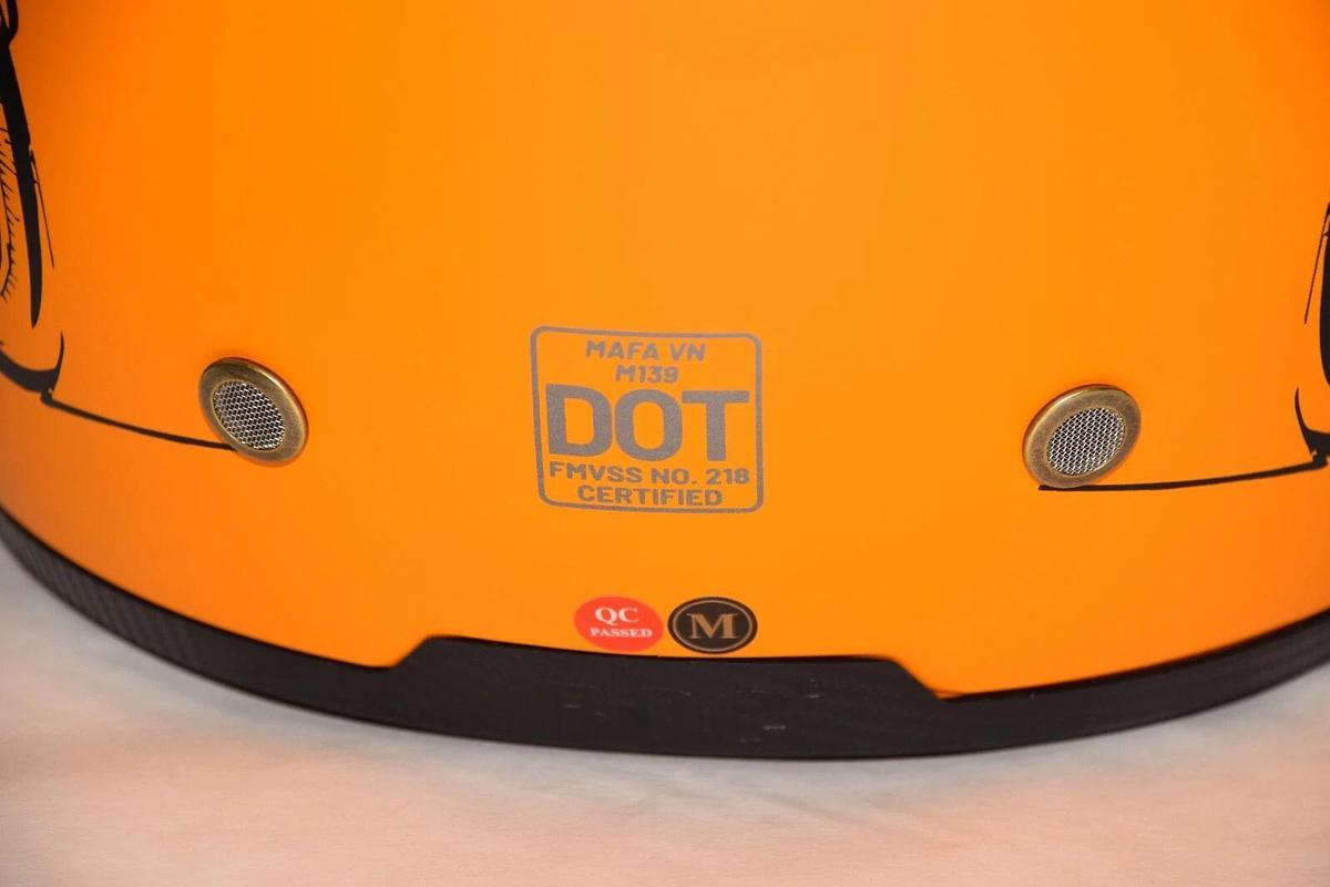 Used ROYAL M139 , FMVSS Open Face Retro / Vintage Motorcycle Helmet - Medium M