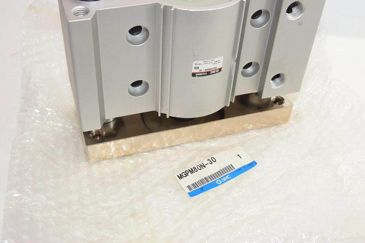 (NEW) SMC MGPM80N-30 1.0MPa 145psi Compact Pneumatic Slide Cylinder