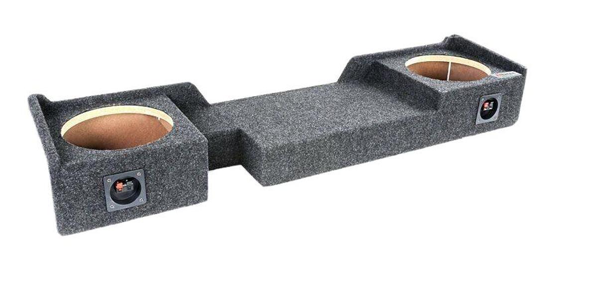 Used Atrend A372-10CP Dual 10" Subwoofer Enclosure Box for 2004-2008 Ford F150 Trucks
