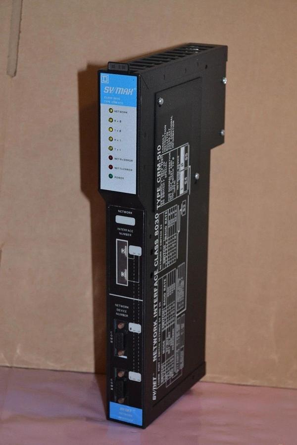 Used Square D Sy/Max Symax Sy/Net Network Interface 8030 CRM-510X CRM-510 H2 Rev 5