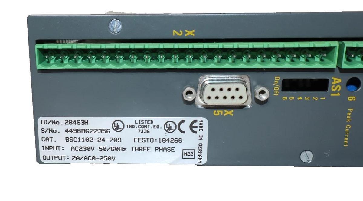 BALDOR Servo Control BSC Series 28463H BSC1102-24-709 230v 3ph w/Manual (READ)