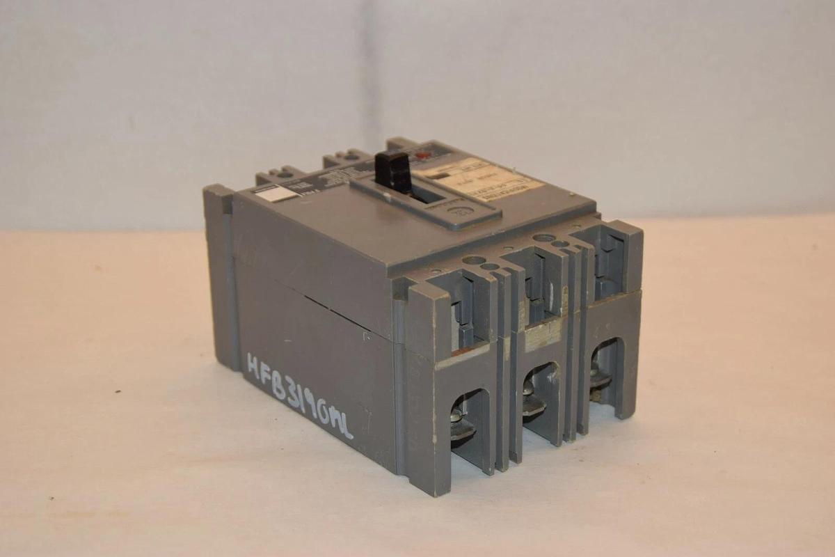Used WESTINGHOUSE HFB3190ML 25A 600Vac 3 Pole Mark75 Circuit Breaker