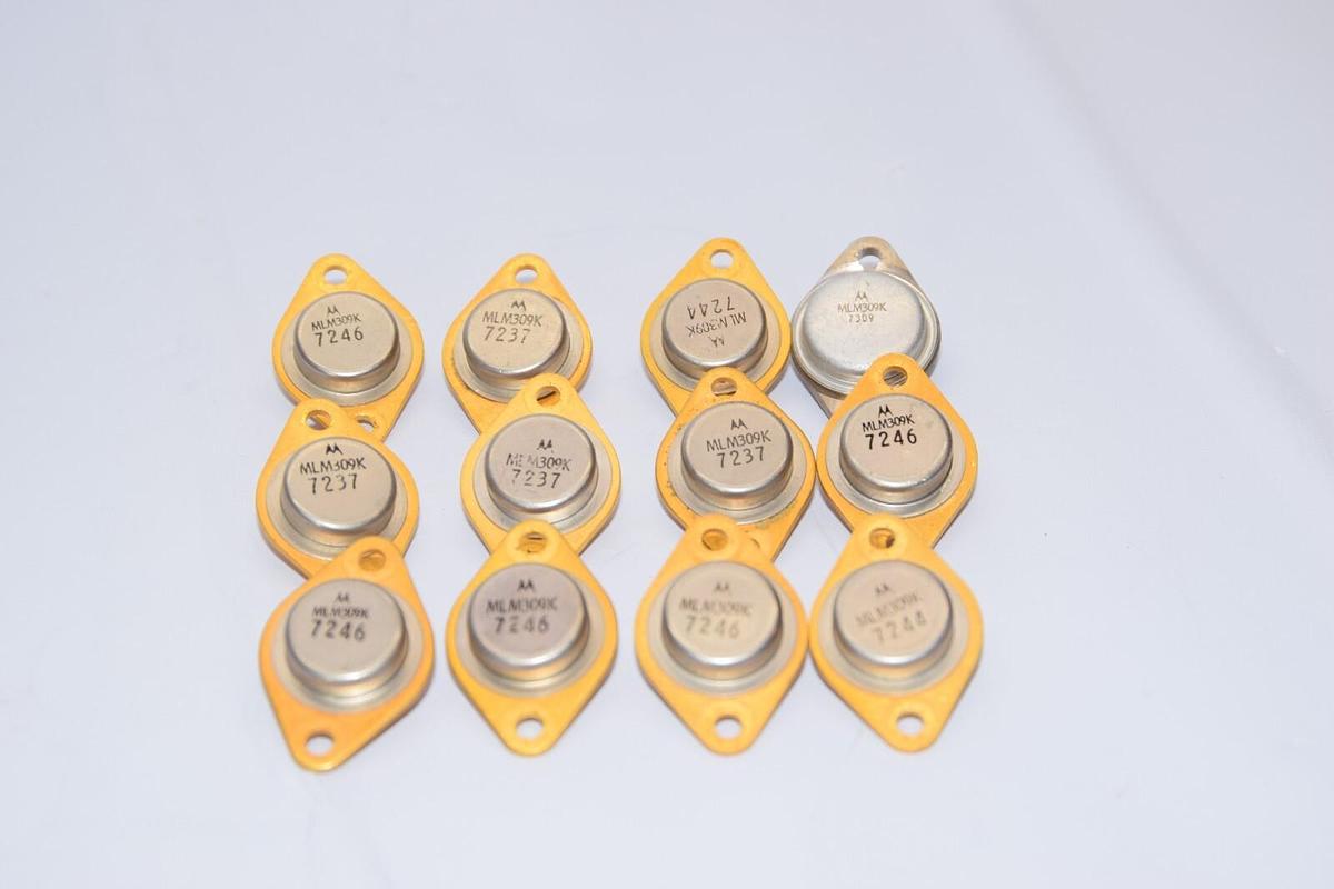 Used (Lot of 12) MOTOROLA MLM309K Semiconductor Transistor