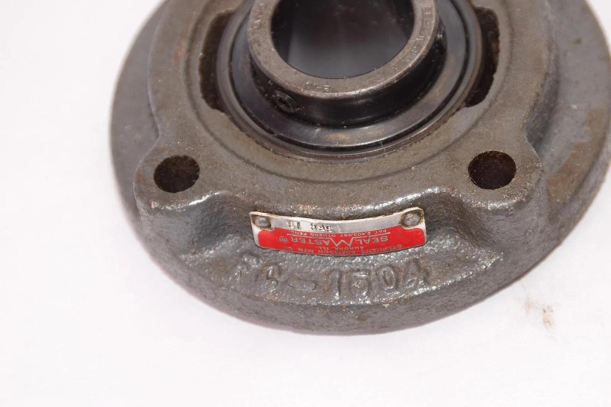 (NEW) SEALMASTER SFC19 1-3/16" Bore 4 Bolt Flanged Mount Bearing