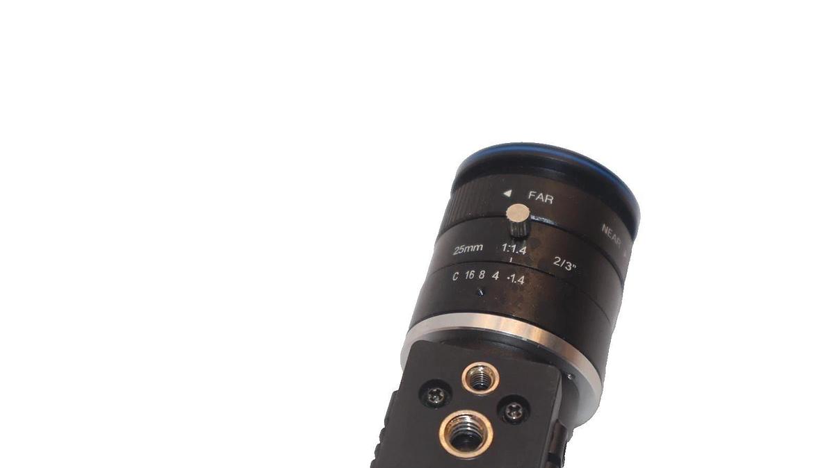 Used OMRON FZ-S2M , FZS2M Camera with 25mm 1:1.4 , 2/3" OPTO18D0018 Computar Lens