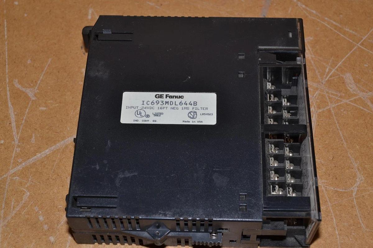 Used GE FANUC IC693MDL644B 24VDC 16PT INPUT MODULE
