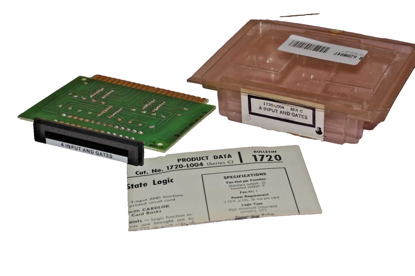 ALLEN BRADLEY 1720-L004 1720 L004 SERIES C 4 INPUT AND GATES GARDLOK NEW