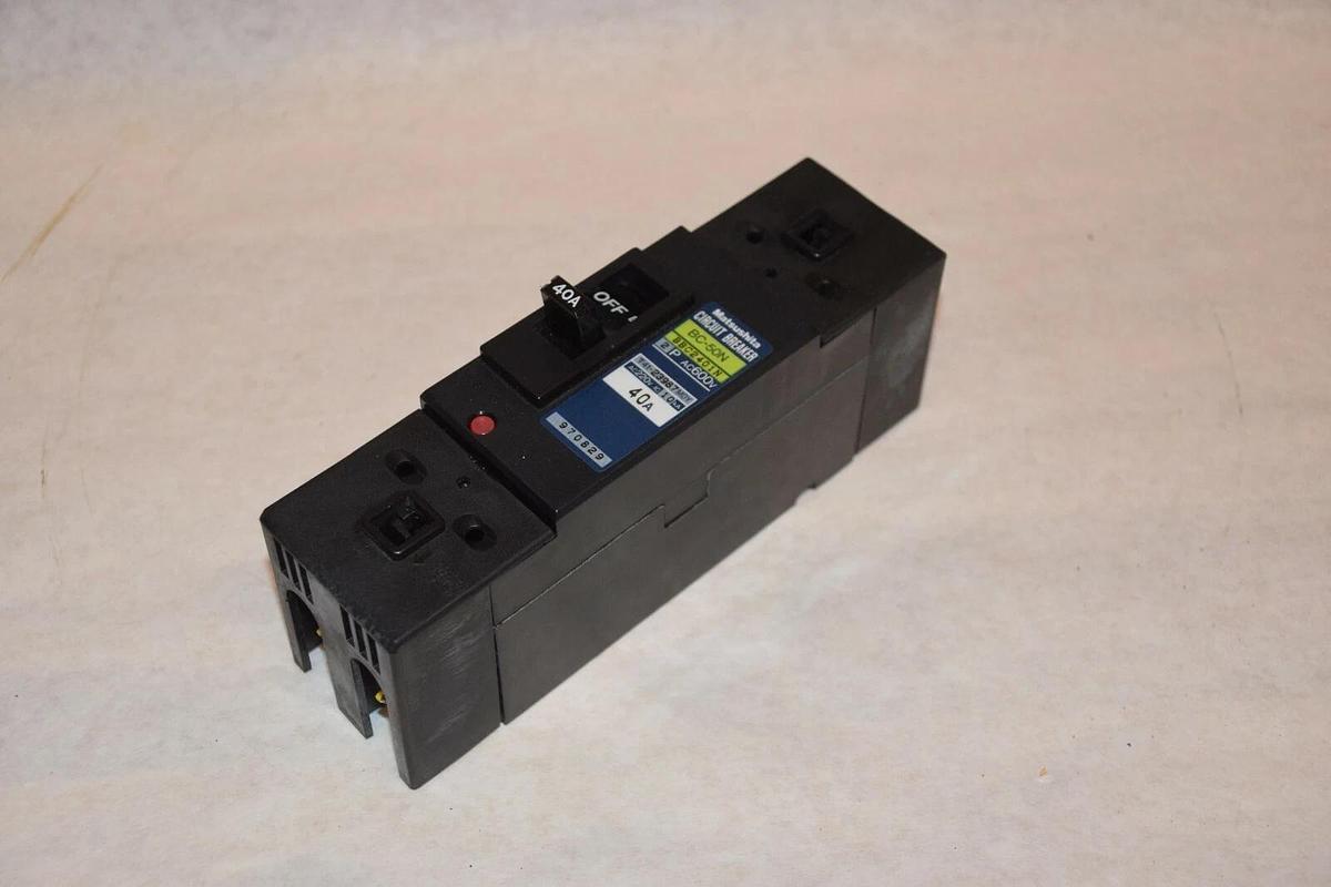 Used Matsushita 40 amp Circuit Breaker BC-50N BBC2401N 2 pole 40A 40 A