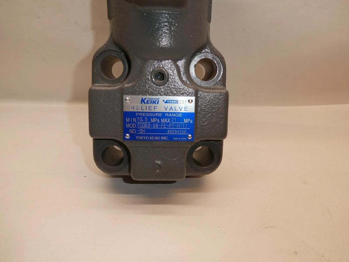 (New) Tokyo Keiki Pressure Relief Valve TCG50-06-FE-P7-H-17  TCG50 06 FE P7 H 17