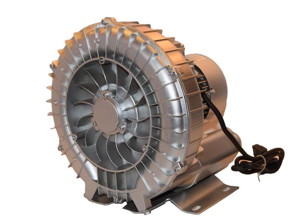 (NEW) BYJOPH SX750W 1HP 110V 60Hz Ring Blower For Air Blowing or Suction