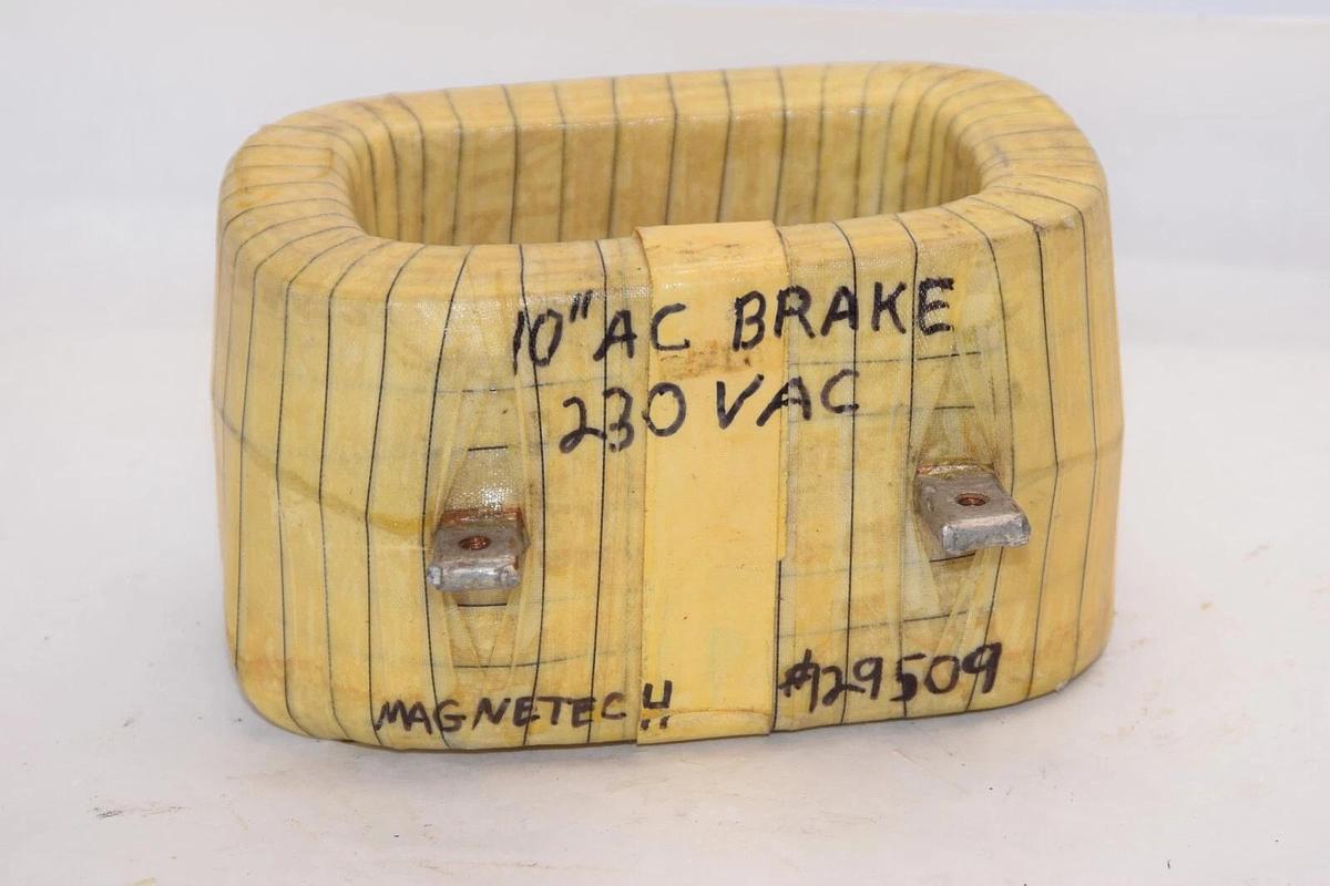 (NEW) MAGNETECH 129509 230Vac 10" AC magnetic Brake Coil