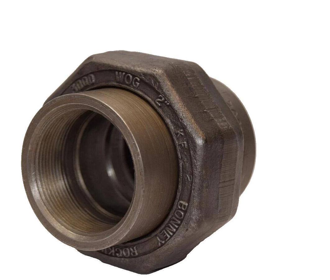 Bonney Rockwood Pipe Union 2" 3000 WOG Y-823 Y823 SA/A105 SAA105 2 in inch