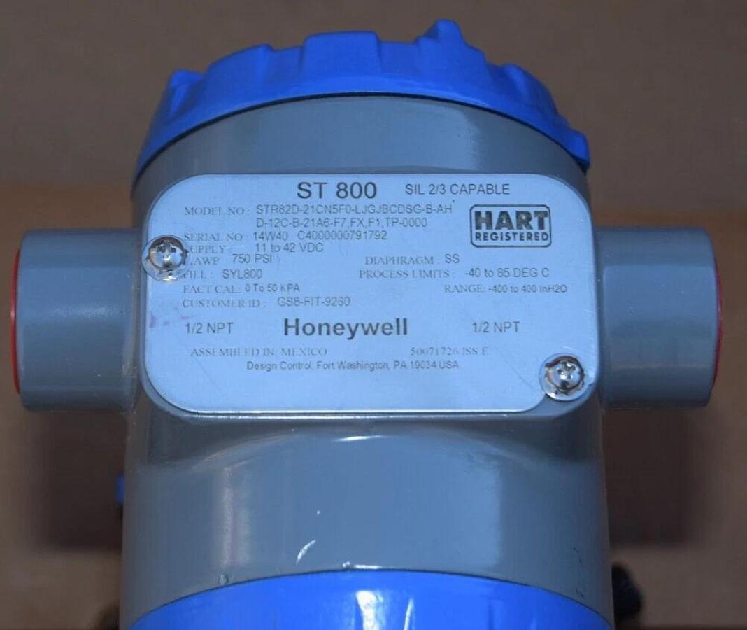 Honeywell STR800 DP Remote Seal STR82D-21CN5F0-LJGJBCDSG-B-AHD-12C-B-21A6 (NEW)