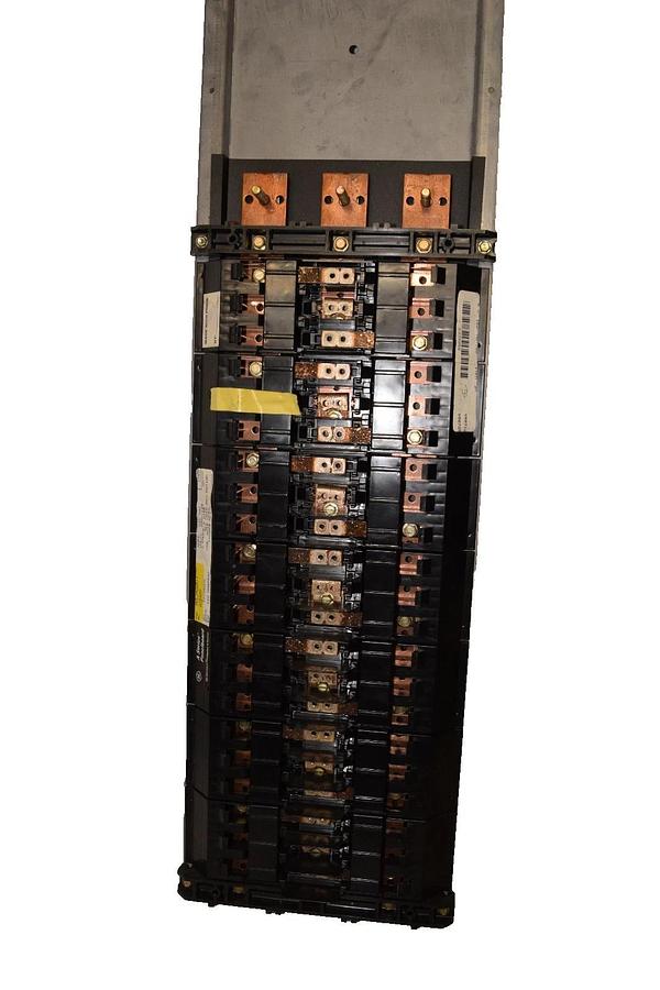 Used General Electric / GE AQL3422ATX 225Amp 3Ph Main Lug Panelboard Interior *Only*