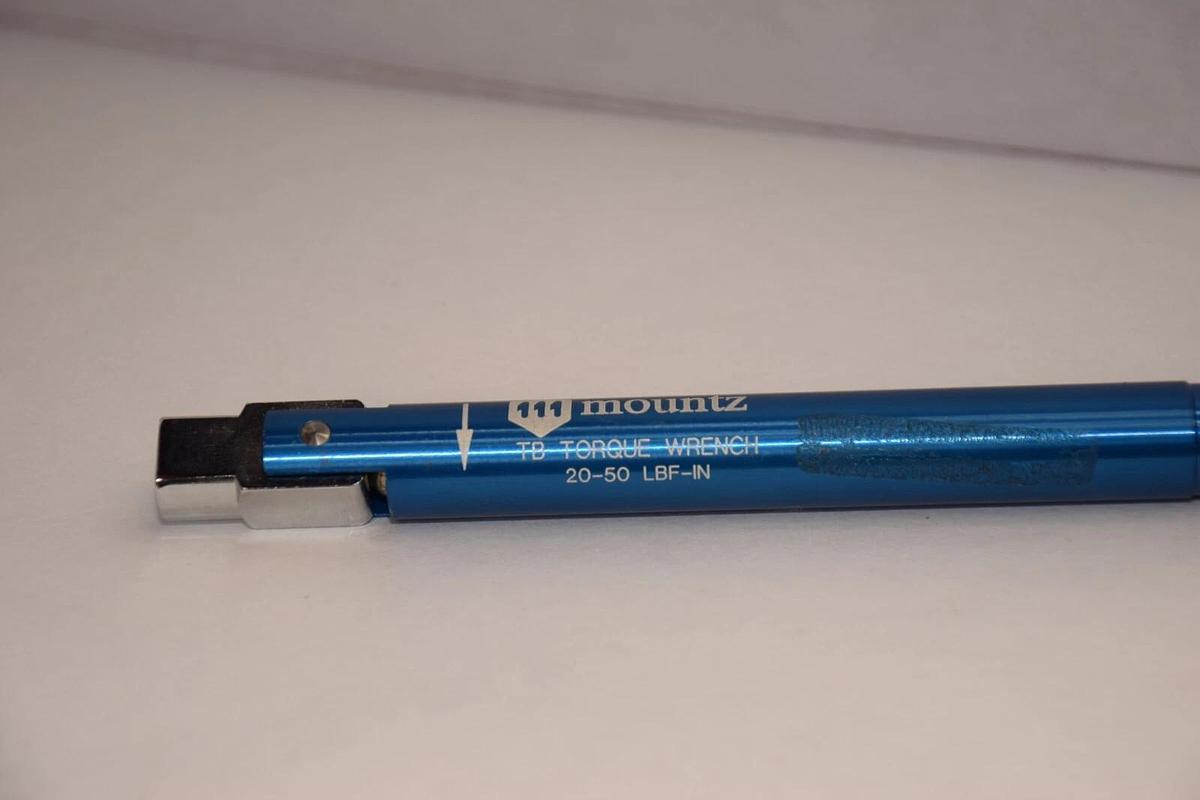 Used MOUNTZ 20-50 LBF-IN TB Torque Wrench / Driver