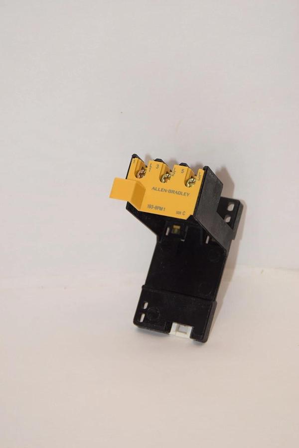 (NEW) ALLEN BRADLEY 193-BPM1 Series C Overload Relay Base Adapter