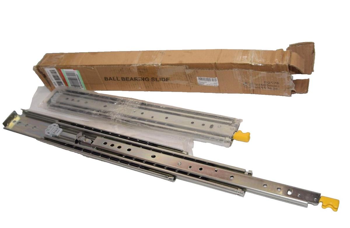 (NEW - Pair) AOLISHENG D2576 20" Heavy Duty Drawer Slides Ball Bearing