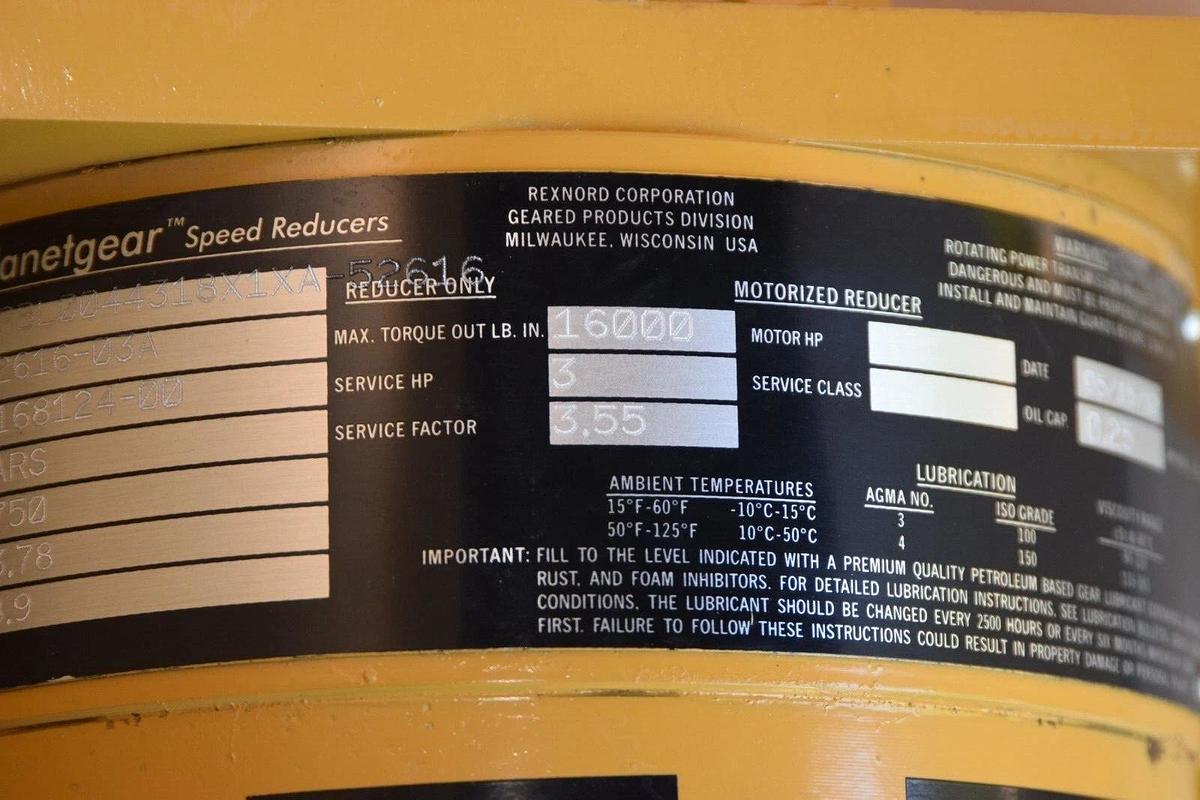 (New) PLANETGEAR 7000 Mars Speed Reducer YPBL0044318X1XA-52616 43.78 RATIO 3HP