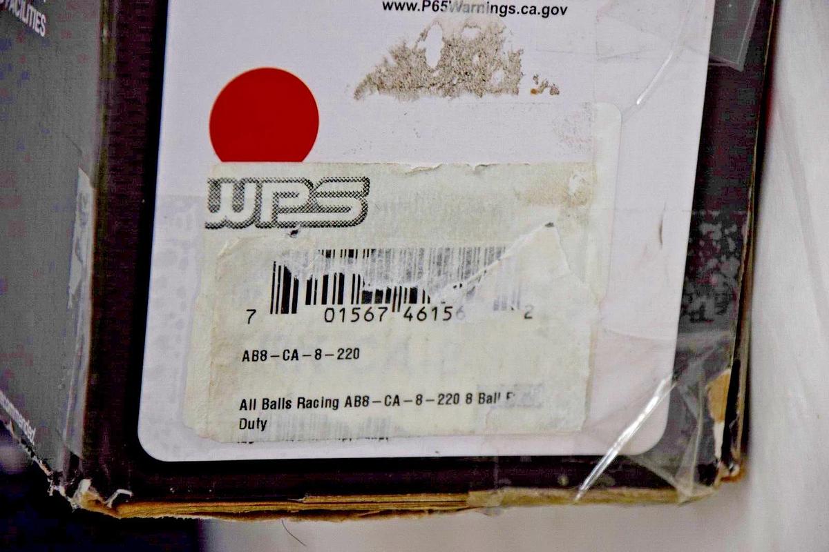 (NEW) ALL BALLS RACING AB8-CA-8-220 , AB8CA8220 8 Ball Extreme Duty Axle