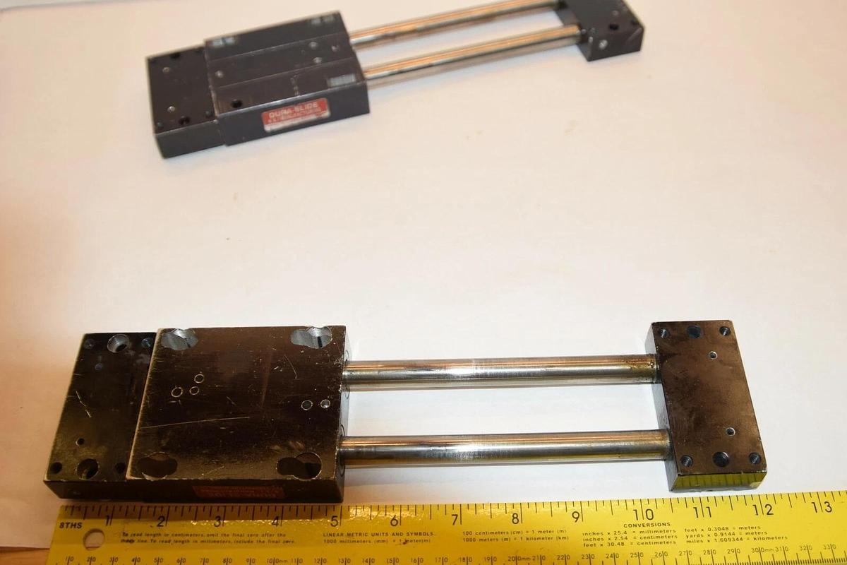 Used (Lot of 2) R&I Dura-Slide RGC-20-5-3/8 Pneumatic Slide