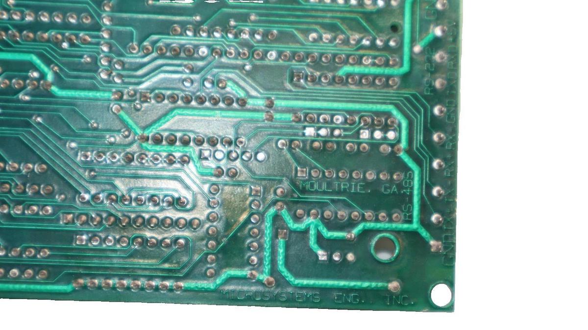 Used Microsystems Engineering RS-485 , RS485 Link ADP Rev 1.2 Circuit Board