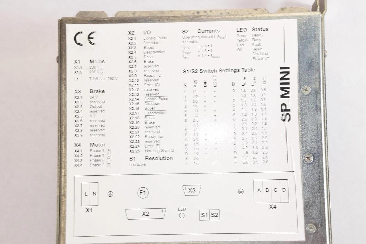 Used PHYTRON SP Mini 92-70 230V 50/60Hz Stepper Control Module